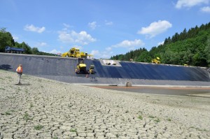 Biggetalsperre Vordamm Kessenhammer Dichtungseinbau CMC Wasserbauprojekte. GmbH